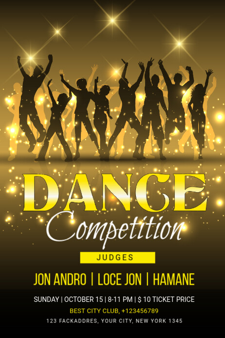 Dance Competition Poster Template | PosterMyWall