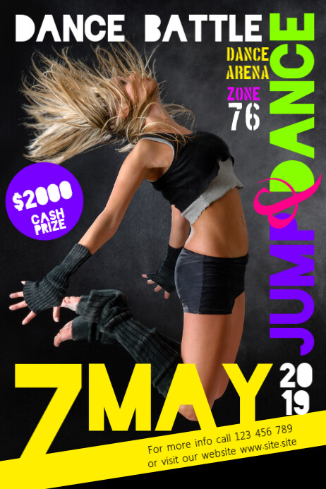 Dance Contest Poster Template | PosterMyWall