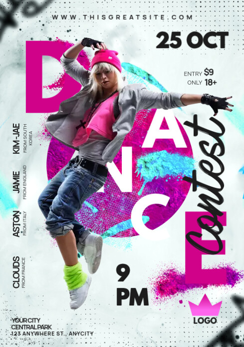 Dance Contest Template | PosterMyWall