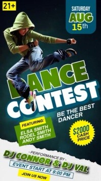 Dance Contest Template Instagram Story