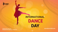 dance day social media post Publicación de Twitter template