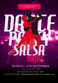 Dance A5 template