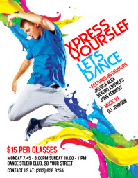 dance fitness poster template c7dd6042ba469843f149269245b6e2b6