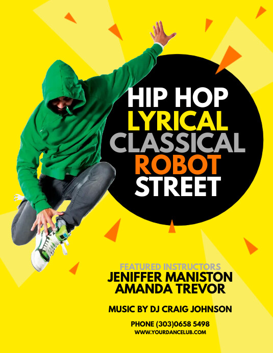 Dancing Flyers 1.35K+ Free Hip Hop Dance Flyer Templates | PosterMyWall