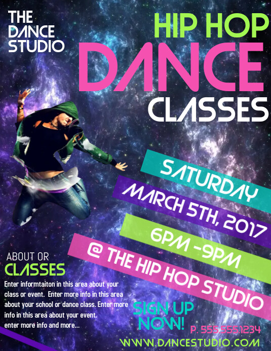 DANCE Template PosterMyWall