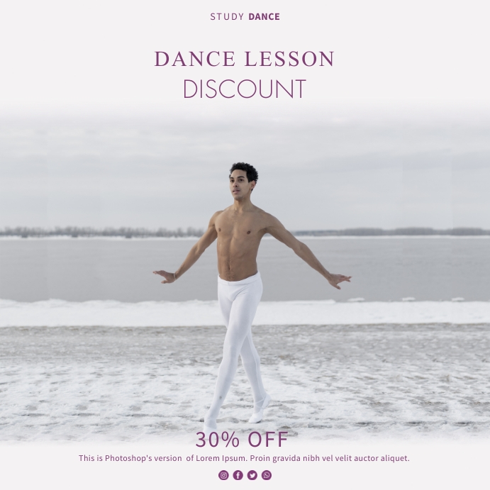 Dance Lesson Template Pos Instagram