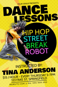 2 120 Dance Lessons Customizable Design Templates Postermywall