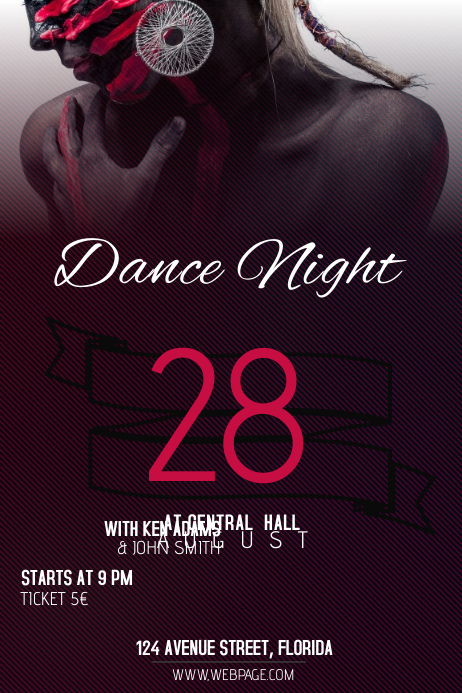Dance Night Club Party Flyer Template Dance Night Club Party Flyer Template