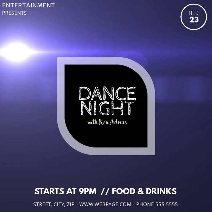 Dance Night Club Video Template