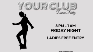 DANCE NIGHT Digital na Display (16:9) template
