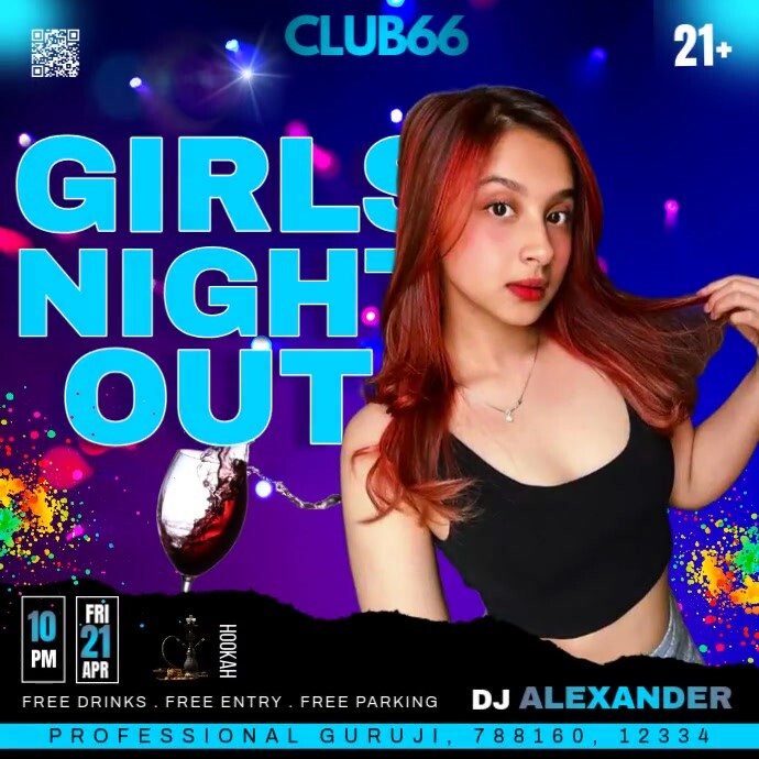 dance party, Square (1:1) template