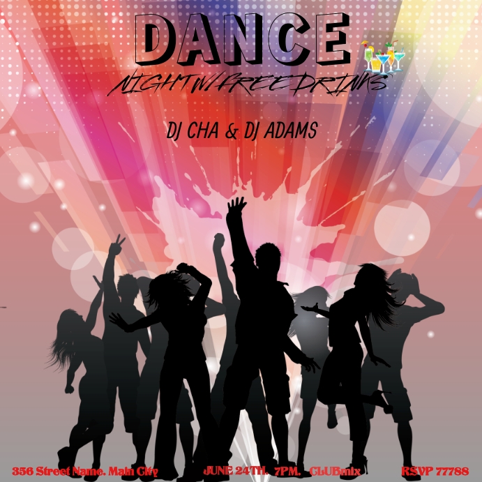 Copy of Dance Party | PosterMyWall