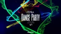 Dance party Digitale display (16:9) template