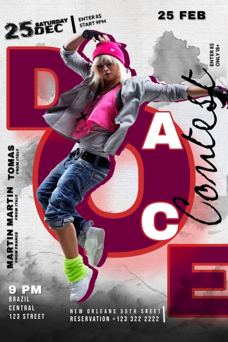 Dance Party Flyer Template PosterMyWall