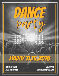 Dance Party Flyer Template PosterMyWall