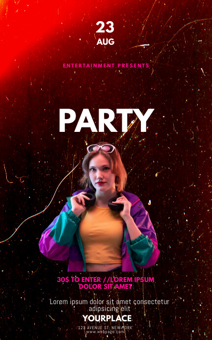Dance Party flyer template (3) Kindle/Book Covers