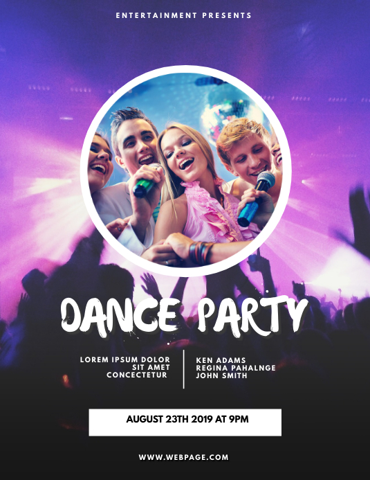 Dance Party Flyer Template PosterMyWall
