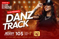 Dance Party Template Plakat