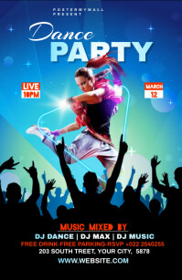 Dance Party Template Tabloid