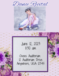 Piano Concert Recital Flyer Template | PosterMyWall