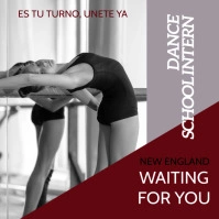 DANCE SCHOOL 2 Instagram Post template