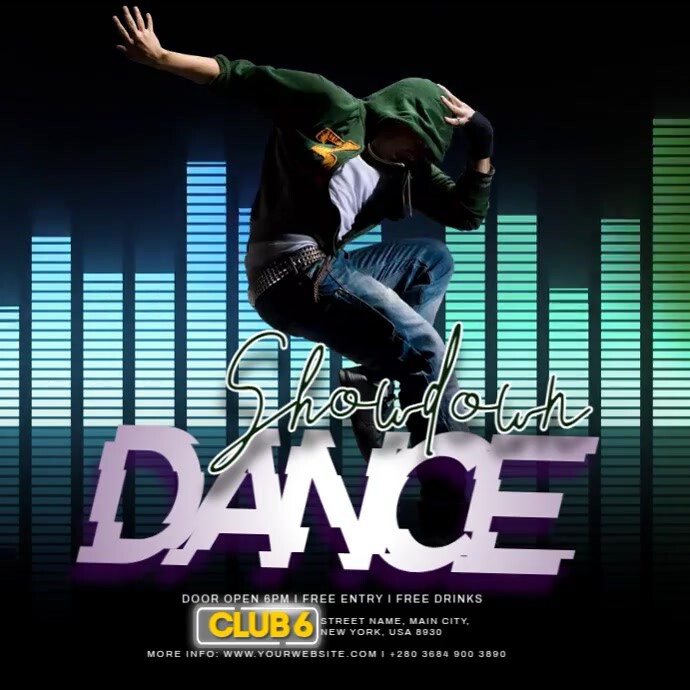 Dance Showdown Program Sample Dance Showdown Video Template | PosterMyWall