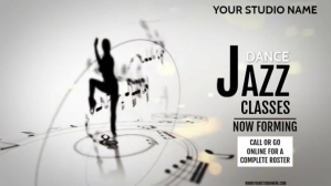 DANCE STUDIO Digitalt display (16:9) template