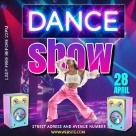 Dance studio Instagram Post template