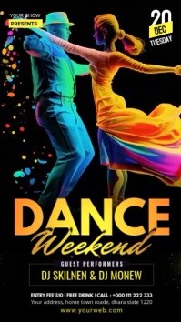 Dance Template Instagram Story