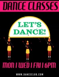 Dance Template Flyer (US Letter)
