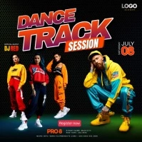 Dance Track Ads Square (1:1) template