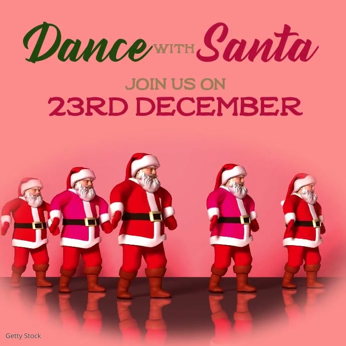 Copy of Break dance with santa instagram video post | PosterMyWall