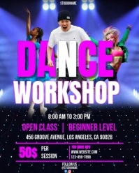 Dance Workshop Instagram Portrait template