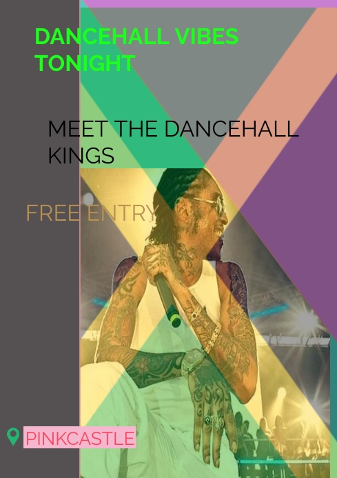 Vancahell Design DANCEHALL Template | PosterMyWall