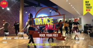 Braun Dance Event Promotion Рекламное объявление Facebook Template