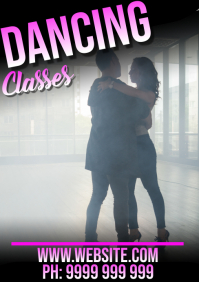 dancing A5 template