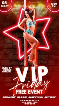 Dancing Party Event Design Template Instagram Story