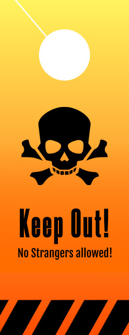 Stranger Safety Icon Stranger Danger Sign