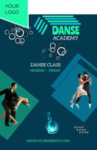 danse academy marketing template แทบลอยด์