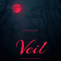 Dark Ambient Album Cover Template – Veil by Orion Blackwood Portada de Álbum