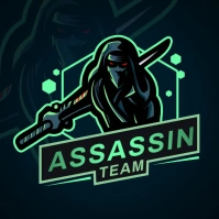 Dark Green Esports Team Logo template