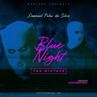 Dark Night Balaclava Album Mixtape Cover Art template