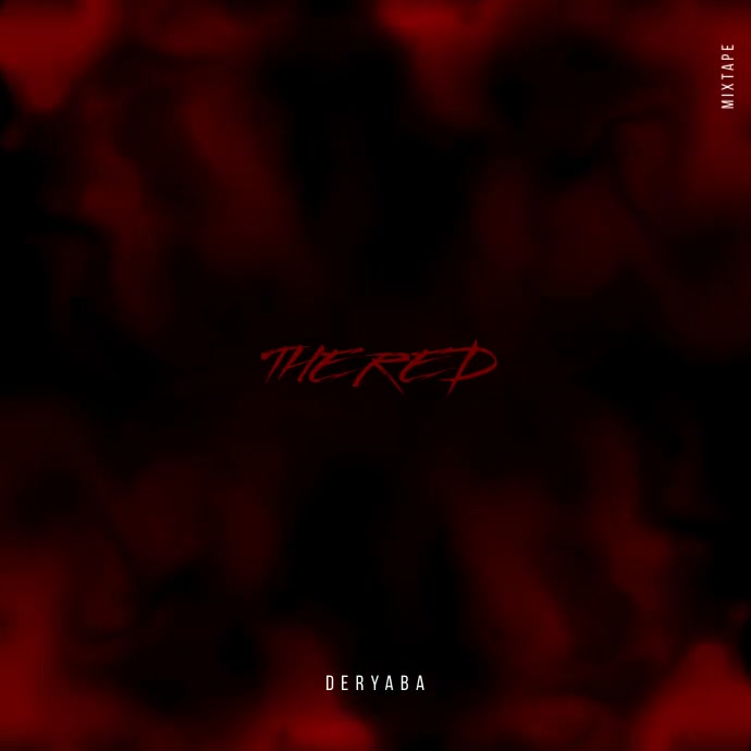 Dark Red Abstract Video Mixtape Album Cover Template | PosterMyWall