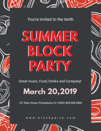 18 Amazing Block Party Flyer Designs Psd Ai Indesign