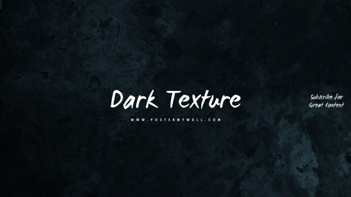 Dark Texture Youtube Channel Art Template Postermywall Dark Texture Youtube Channel Art Template Postermywall