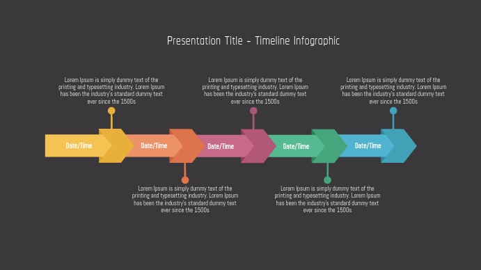 a visually appealing dark timeline infographic with... Copy of Dark Timeline Infographic | PosterMyWall