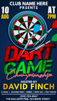 Dart Game Championship Template | PosterMyWall