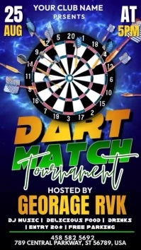 Dart match Reel Instagram template