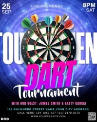 DART TOURNAMENT ADS Instagram Portrait template