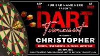 Dart Tournament YouTube Thumbnail template
